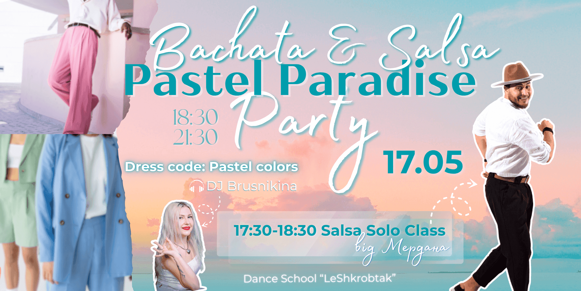 ✨ Bachata & Salsa PASTEL PARADISE Party 🌸✨